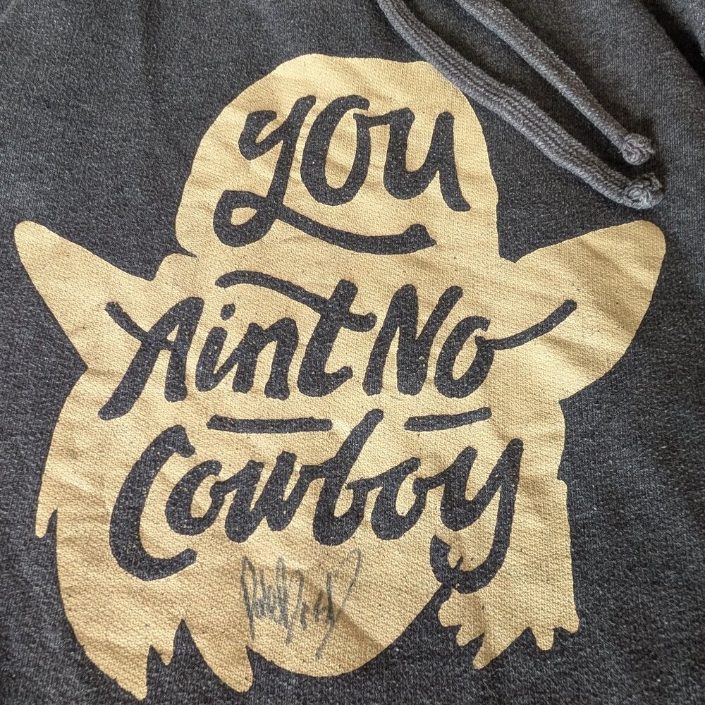 Autographed Dale Brisby hooded sweatshirt